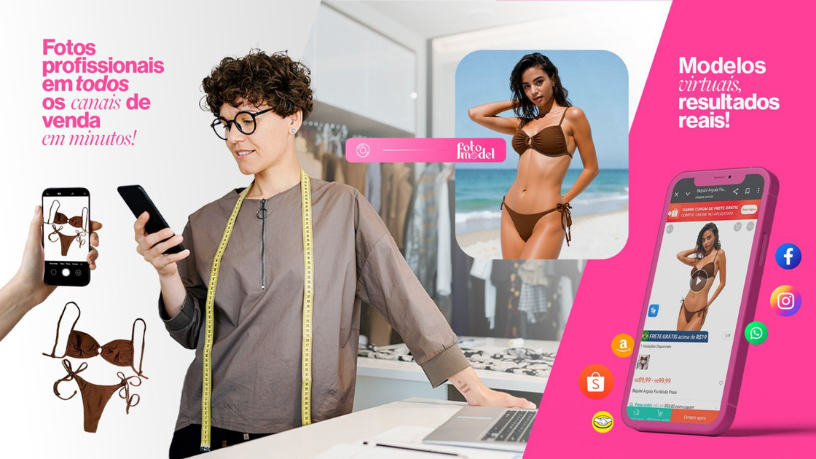 Inove no design inclusivo com recursos criativos e reais do FotoModel.